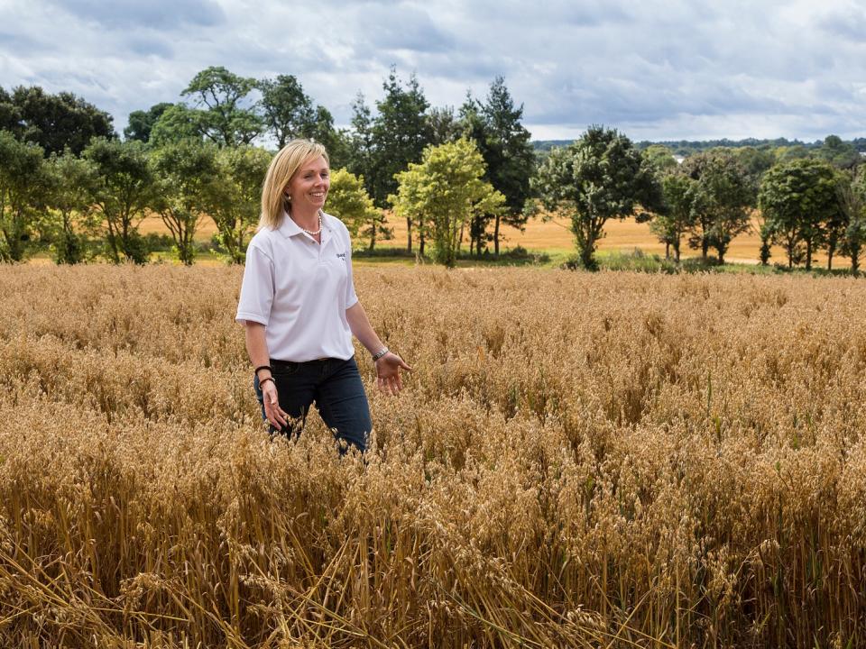 Maria in Oat Field